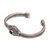 Garnet cuff bracelet, 'Palatial Garden' - Garnet and Sterling Silver Cuff Bracelet from Bali (image 2h) thumbail