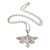 Sterling silver pendant necklace, 'Flying Fairy' - Handmade 925 Sterling Silver Fairy Pendant Necklace (image 2a) thumbail
