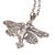 Sterling silver pendant necklace, 'Flying Fairy' - Handmade 925 Sterling Silver Fairy Pendant Necklace (image 2d) thumbail