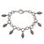 Sterling silver charm bracelet, 'Captivate' - Hand Crafted Sterling Silver Charm Bracelet (image 2a) thumbail