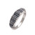 Sterling silver band ring, 'Textured Formation' - Handmade 925 Sterling Silver Textured Band Ring Made in Bali (image 2a) thumbail