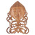 Wood relief panel, 'Buddha Bouquet' - Balinese Suar Wood Buddha Wall Relief Panel (image 2a) thumbail