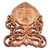 Wood relief panel, 'Buddha Bouquet' - Balinese Suar Wood Buddha Wall Relief Panel (image 2c) thumbail