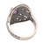 Gold accent amethyst cocktail ring, 'Ornately Regal' - Amethyst in Gold Accented Sterling Silver Cocktail Ring (image 2d) thumbail