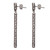 Sterling silver dangle earrings, 'Dragon Stave' - Balinese Sterling Silver Dragon Scale Dangle Earrings (image 2c) thumbail