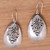 Blue topaz dangle earrings, 'Eden Crest' - Balinese Blue Topaz and Sterling Silver Dangle Earrings (image 2b) thumbail