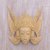 Wood mask, 'Cili Lady' - Hand-Carved Cultural Wood Wall Mask from Bali thumbail
