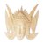 Wood mask, 'Cili Lady' - Hand-Carved Cultural Wood Wall Mask from Bali (image 2a) thumbail