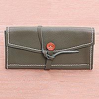 Leather wallet,