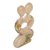 Wood statuette, 'Blossoming Romance' - Hand Carved Jempinis Wood Romantic Statuette from Bali (image 2d) thumbail