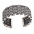 Sterling silver braided cuff, 'Kesatuan' - Hand Crafted Sterling Silver Braided Cuff from Bali (image 2d) thumbail