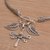 Citrine charm bracelet, 'Dragonfly Dawn' - Citrine and Silver Dragonfly Charm Bracelet from Bali (image 2c) thumbail