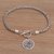 Sterling silver charm bracelet, 'Pis Bolong Coin' - Sterling Silver Coin Charm Bracelet Crafted in Bali thumbail
