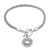 Sterling silver charm bracelet, 'Pis Bolong Coin' - Sterling Silver Coin Charm Bracelet Crafted in Bali (image 2a) thumbail