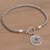 Sterling silver charm bracelet, 'Pis Bolong Coin' - Sterling Silver Coin Charm Bracelet Crafted in Bali (image 2b) thumbail
