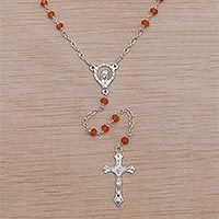 Carnelian rosary,