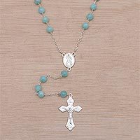 Amazonite rosary,