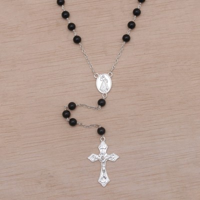 Onyx rosary, Blessed Mary