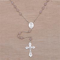 Rose quartz rosary,