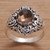Smoky quartz cocktail ring, 'Perennial Glamour' - Balinese Smoky Quartz and Sterling Silver Cocktail Ring (image 2c) thumbail