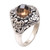 Smoky quartz cocktail ring, 'Perennial Glamour' - Balinese Smoky Quartz and Sterling Silver Cocktail Ring (image 2e) thumbail