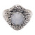 Rainbow moonstone cocktail ring, 'Perennial Glamour' - Balinese Rainbow Moonstone and Sterling Silver Cocktail Ring (image 2d) thumbail