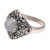 Rainbow moonstone cocktail ring, 'Perennial Glamour' - Balinese Rainbow Moonstone and Sterling Silver Cocktail Ring (image 2e) thumbail