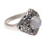 Rainbow moonstone cocktail ring, 'Perennial Glamour' - Balinese Rainbow Moonstone and Sterling Silver Cocktail Ring (image 2f) thumbail