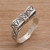 Sterling silver cocktail ring, 'Celuk Ribbon' - Balinese Handmade 925 Sterling Silver Ribbon Cocktail Ring (image 2b) thumbail