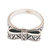 Sterling silver cocktail ring, 'Celuk Ribbon' - Balinese Handmade 925 Sterling Silver Ribbon Cocktail Ring (image 2d) thumbail