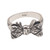Sterling silver cocktail ring, 'Templar Ribbon' - Artisan Crafted 925 Sterling Silver Ribbon Cocktail Ring (image 2f) thumbail