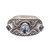 Blue topaz cocktail ring, 'Strength of the Sky' - Handmade 925 Sterling Silver Blue Topaz Trio Cocktail Ring (image 2e) thumbail
