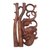 Wood wall relief panel, 'Beneath the Forest' - Wood Wall Relief Panel Hand Carved in Bali (image 2a) thumbail