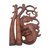 Wood wall relief panel, 'Beneath the Forest' - Wood Wall Relief Panel Hand Carved in Bali (image 2b) thumbail