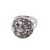Sterling silver cocktail ring, 'Flying In the Garden' - 925 Sterling Silver Butterfly Flower Garden Cocktail Ring (image 2d) thumbail