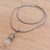 Quartz pendant necklace, 'Shard of Love' - Natural Quartz and Silver Pendant Necklace from Bali (image 2c) thumbail