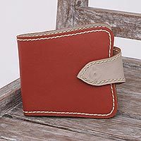 Leather wallet,