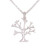 Sterling silver pendant necklace, 'Dainty Bark' - Sterling Silver Tree Pendant Necklace from Indonesia (image 2a) thumbail