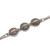 Gold accented sterling silver link bracelet, 'Line of Fate' - Gold Accented Sterling Silver Link Bracelet from Bali (image 2e) thumbail