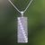Sterling silver filigree pendant necklace, 'Geometric Illusions' - Sterling Silver Filigree Pendant Necklace Handmade in Java thumbail
