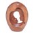 Wood sculpture, 'Love Portal' - Romantic Hand-Carved Faces of Couple Suar Wood Sculpture (image 2b) thumbail