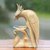 Wood sculpture, 'Majestic Cockatoo' - Majestic Cockatoo and Tree Branch Crocodile Wood Sculpture (image 2b) thumbail