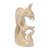 Wood sculpture, 'Majestic Cockatoo' - Majestic Cockatoo and Tree Branch Crocodile Wood Sculpture (image 2d) thumbail