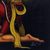 'Bancak Dance' - Signed Expressionist Painting of a Bancak Dancer from Java (image 2c) thumbail