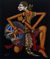 'Jathilan Dance' - Signed Painting of a Jathilan Dancer from Indonesia thumbail