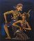 'Karonsih Dance' - Signed Painting of Karonsih Dancers from Indonesia thumbail