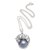 Cultured pearl pendant necklace, 'Panther Power in Blue' - Cultured Pearl Panther Pendant Necklace in Blue from Bali (image 2d) thumbail