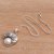 Cultured pearl pendant necklace, 'Panther Power' - Cultured Pearl Panther Pendant Necklace from Bali (image 2c) thumbail