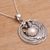 Cultured pearl pendant necklace, 'Peacock Throne' - Cultured Pearl Peacock Pendant Necklace from Bali (image 2b) thumbail