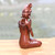 Wood sculpture, 'Praying Bridegroom' - Hand-Carved Suar Wood Praying Balinese Groom Sculpture (image 2d) thumbail